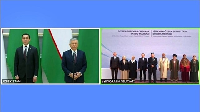 ozbekistan-ve-turkmenistan-arasinda-savat-dasoguz-sinir-ticaret-bolgesi-acildi