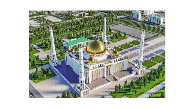 turkmenistanin-arkadag-sehrine-30-bin-kisilik-cami-yapiliyor